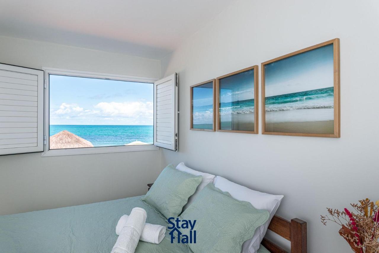 プライア・ドス・カルネイロス Casa-4Qts-Beira Mar-Piscina E Cozinheira-Sh038ヴィラ エクステリア 写真