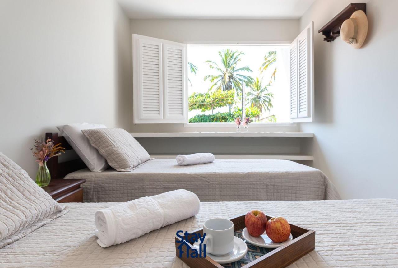 プライア・ドス・カルネイロス Casa-4Qts-Beira Mar-Piscina E Cozinheira-Sh038ヴィラ エクステリア 写真