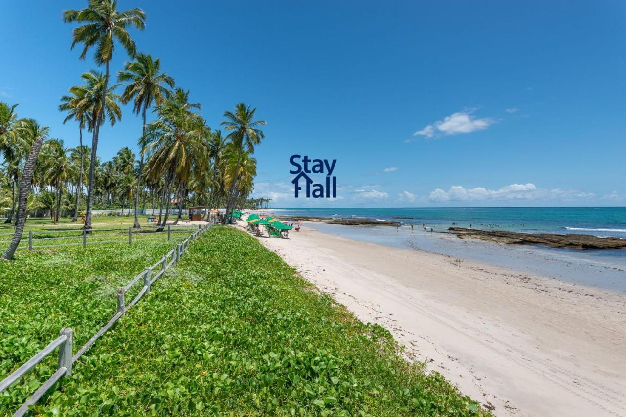 プライア・ドス・カルネイロス Casa-4Qts-Beira Mar-Piscina E Cozinheira-Sh038ヴィラ エクステリア 写真