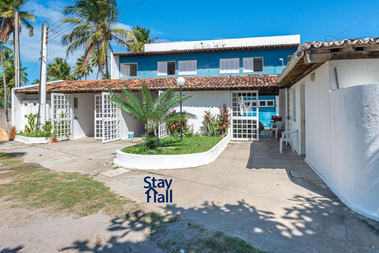 プライア・ドス・カルネイロス Casa-4Qts-Beira Mar-Piscina E Cozinheira-Sh038ヴィラ エクステリア 写真