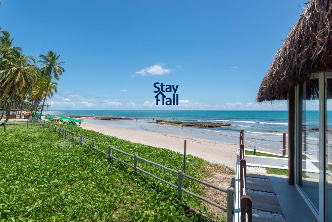 プライア・ドス・カルネイロス Casa-4Qts-Beira Mar-Piscina E Cozinheira-Sh038ヴィラ エクステリア 写真